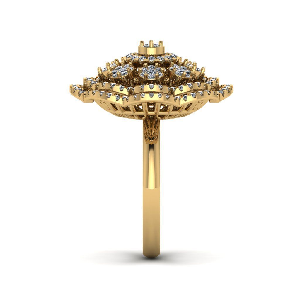 Jewelry 3D Models with render and 3dm stl - R-70 3D print model_10