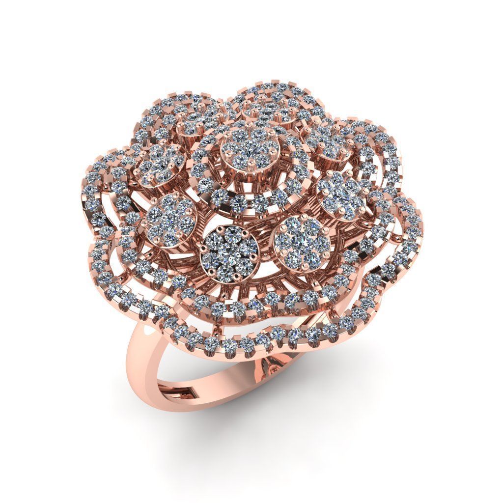 Jewelry 3D Models with render and 3dm stl - R-70 3D print model_1