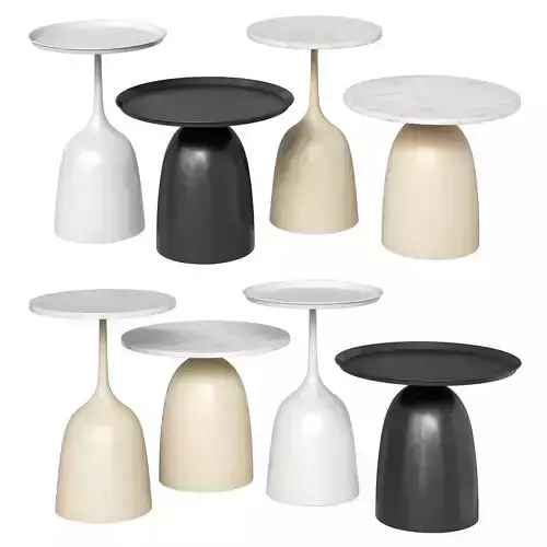 Round tables ES trade Brina 3D model
