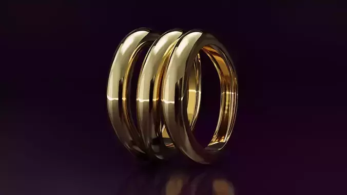 free form ring N20