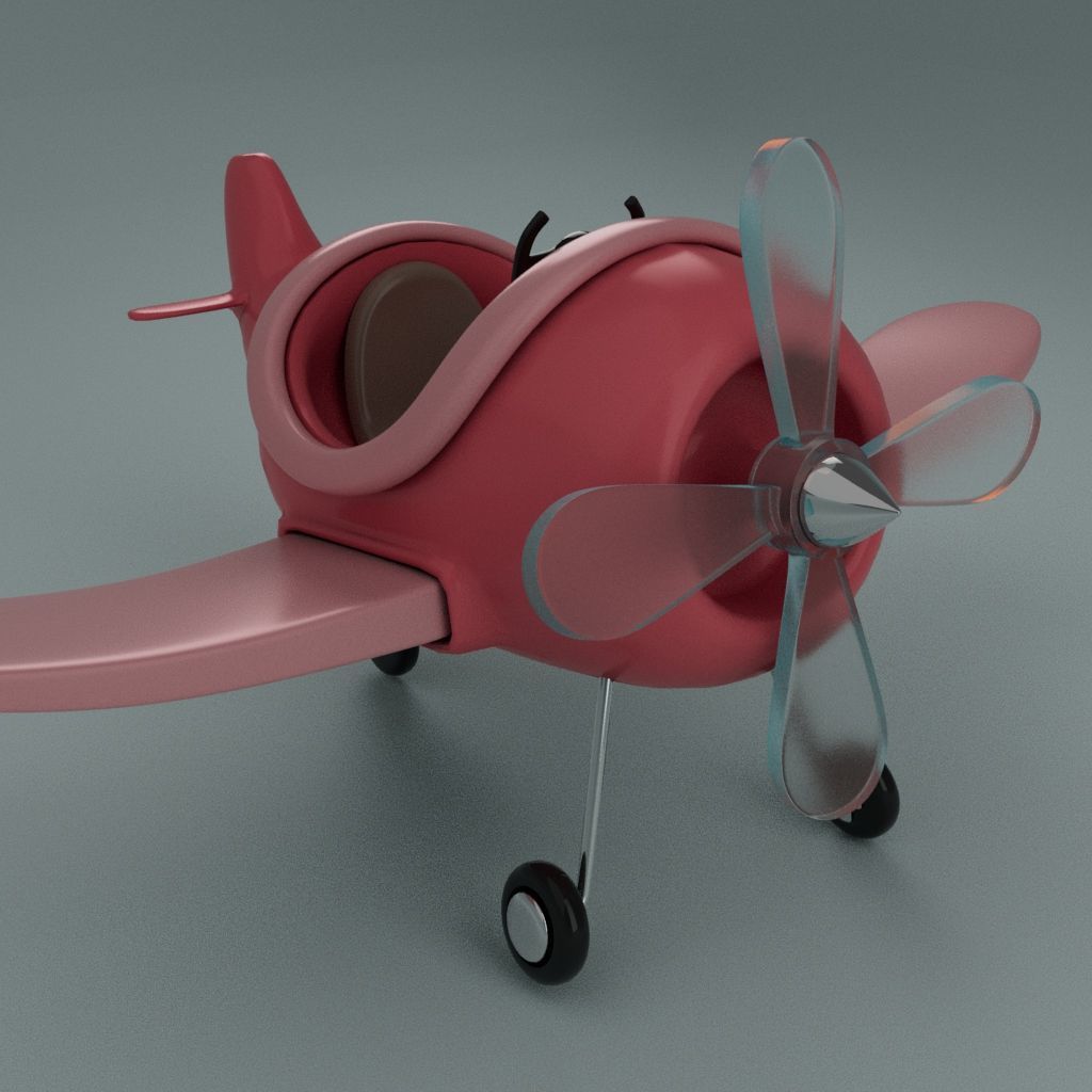 ToyAirplane 3D model_2