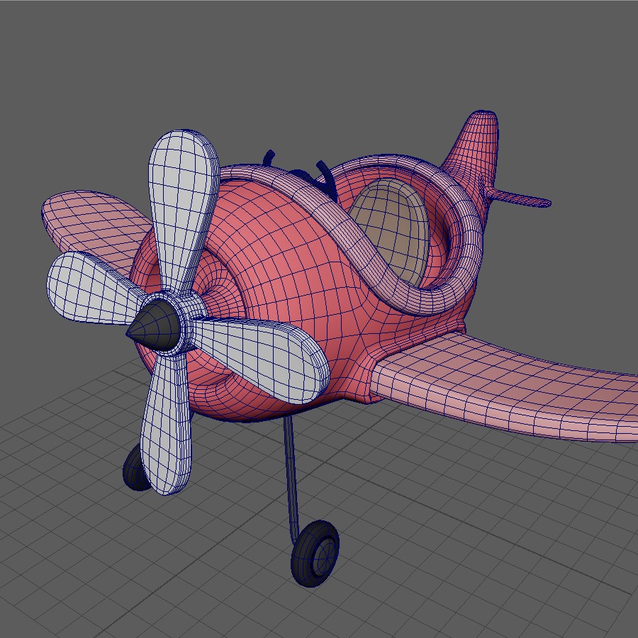 ToyAirplane 3D model_1
