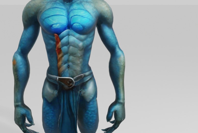 DRAGON WARRIOR CREATURE 3D model_7