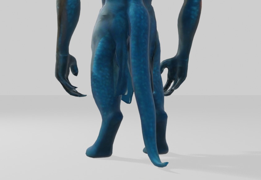 DRAGON WARRIOR CREATURE 3D model_6