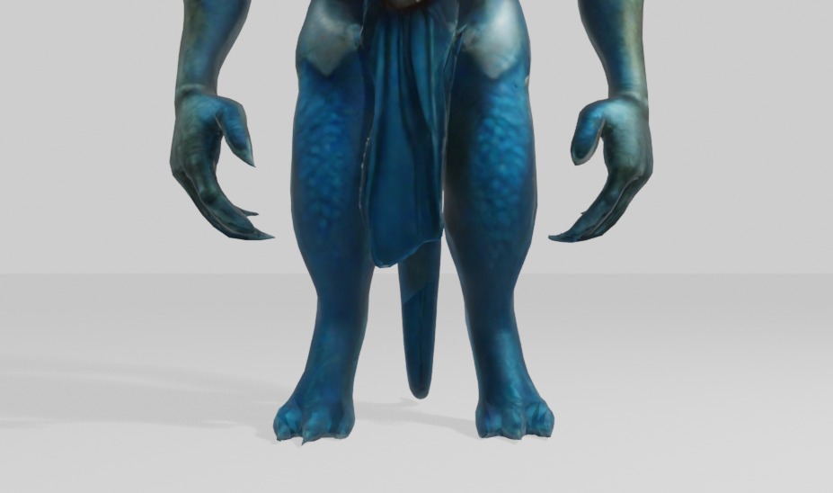 DRAGON WARRIOR CREATURE 3D model_5