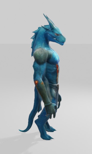 DRAGON WARRIOR CREATURE 3D model_15