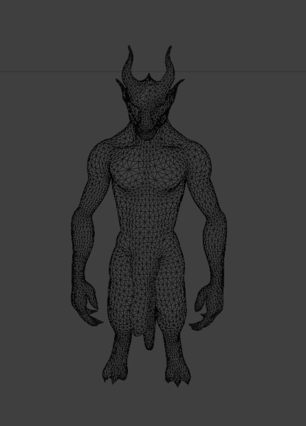 DRAGON WARRIOR CREATURE 3D model_12