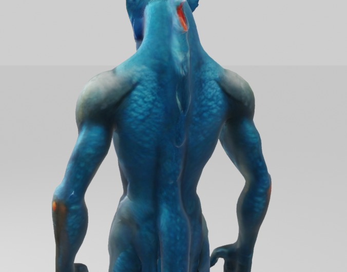 DRAGON WARRIOR CREATURE 3D model_17