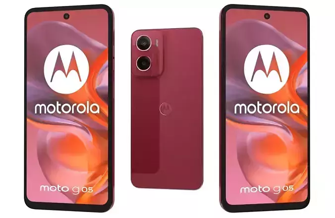 Motorola Moto G05 Red