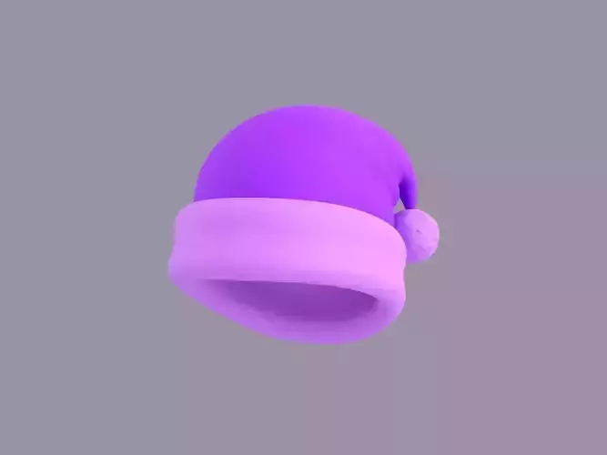 Hat058 Purple Nightcap