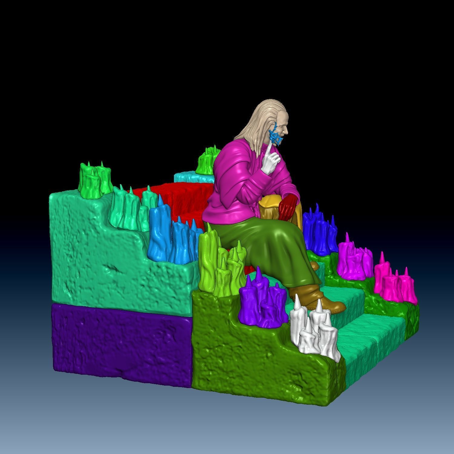 Lord Raiden Christopher Lambert Mortal Kombat 1995 movie 3D print model_9