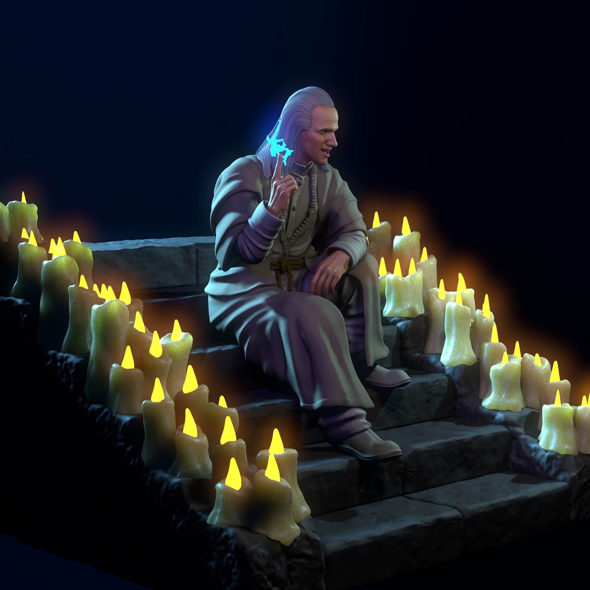 Lord Raiden Christopher Lambert Mortal Kombat 1995 movie 3D print model_5