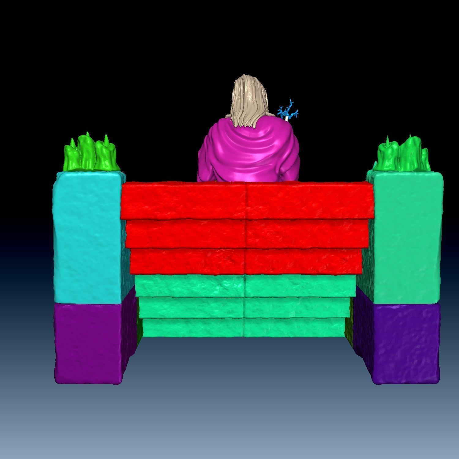 Lord Raiden Christopher Lambert Mortal Kombat 1995 movie 3D print model_10