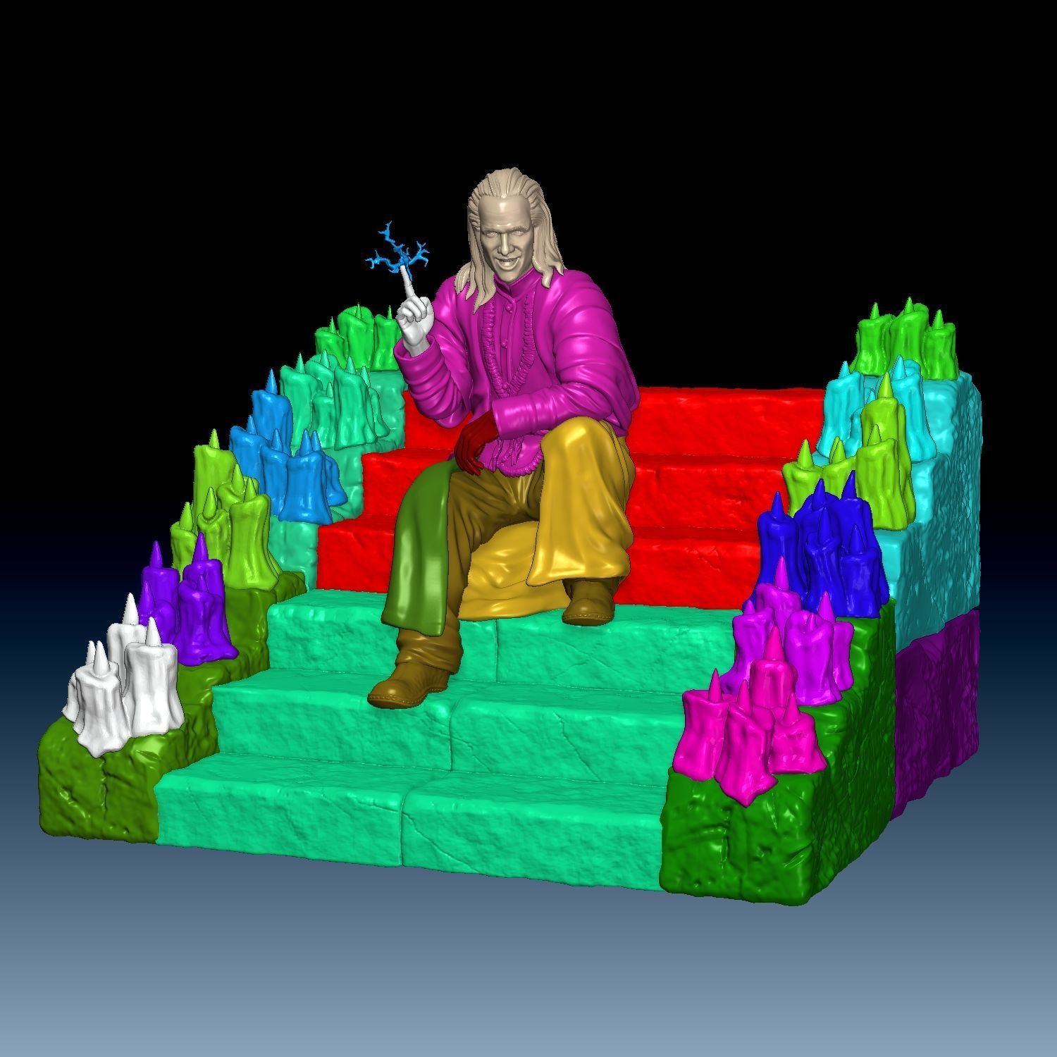 Lord Raiden Christopher Lambert Mortal Kombat 1995 movie 3D print model_8