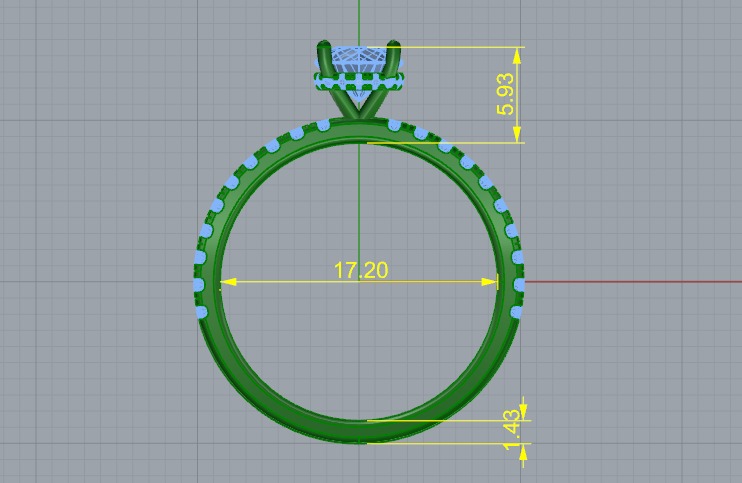 Soliter ring N011324 3D print model_5