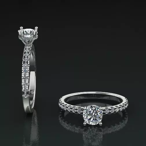 Soliter ring N011324 3D print model_0