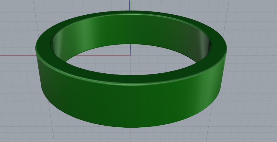 Ring N011321 3D print model_4