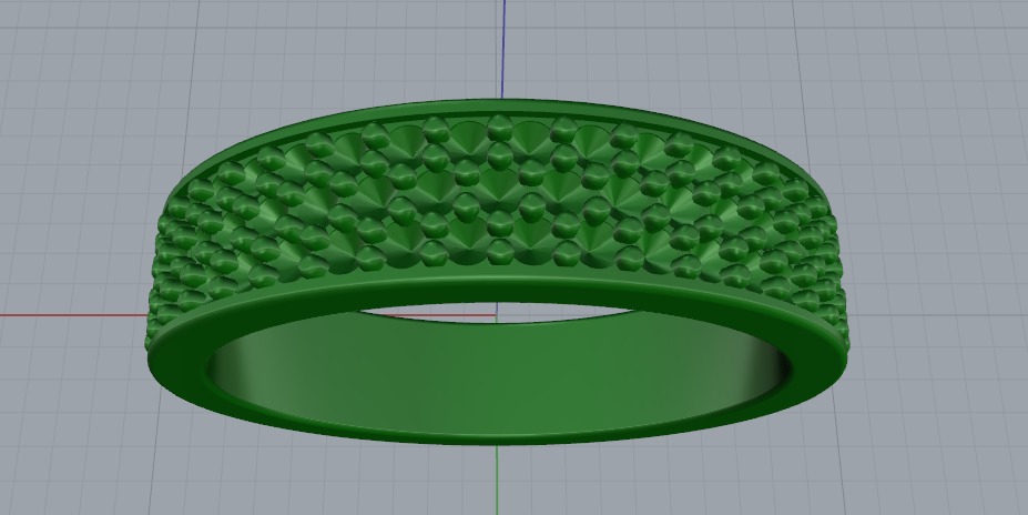 Ring N011321 3D print model_2