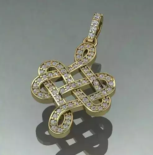 Pendant knot of infinity N011314
