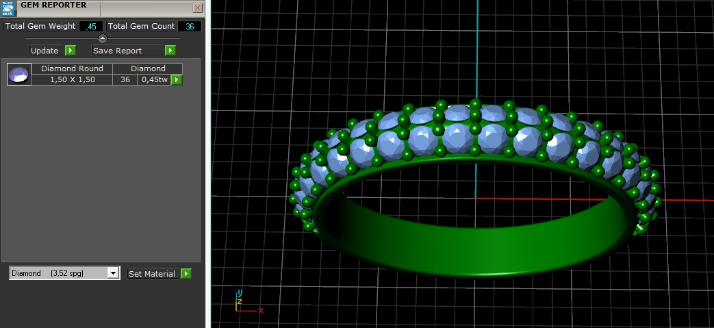 Ring N011313 3D print model_8