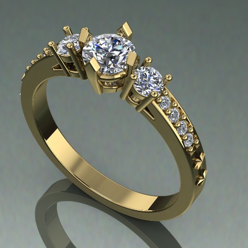 Ring N011300 3D print model_1