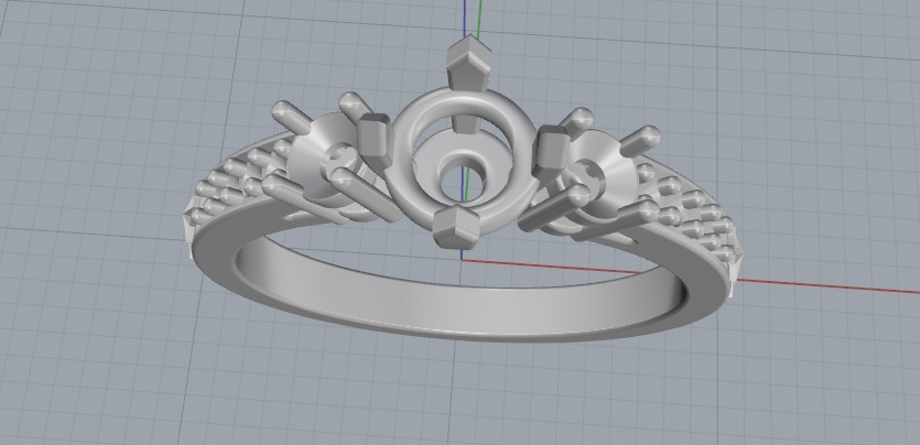 Ring N011300 3D print model_2