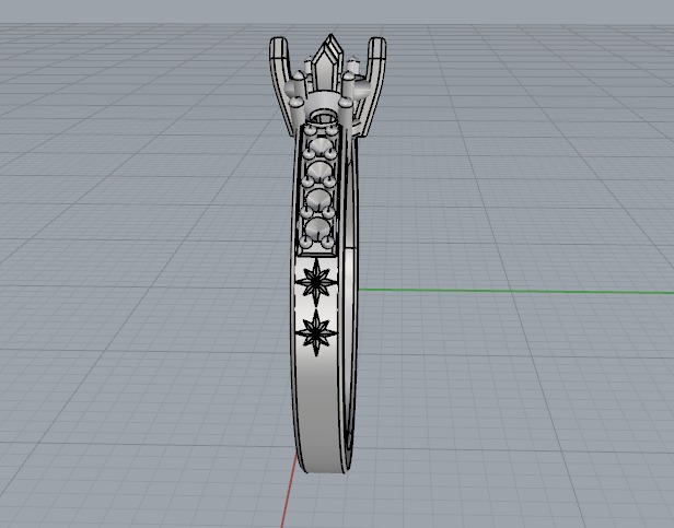 Ring N011300 3D print model_4