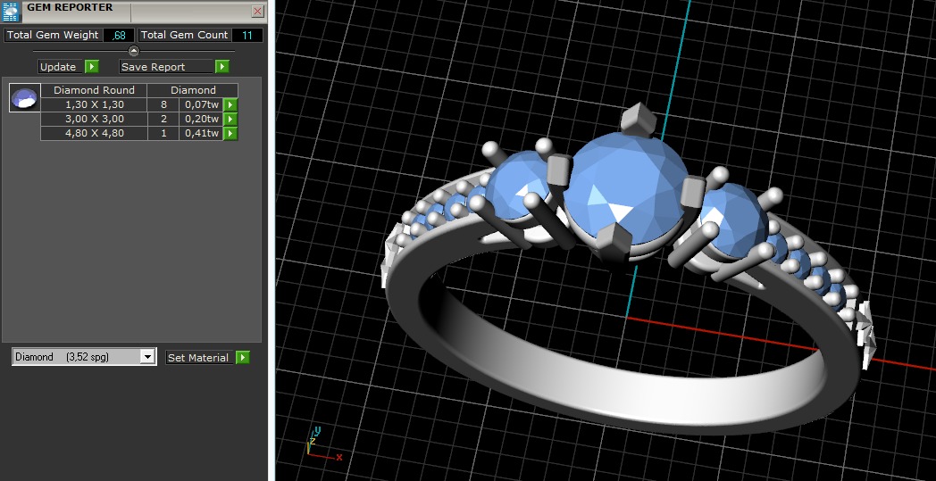 Ring N011300 3D print model_10
