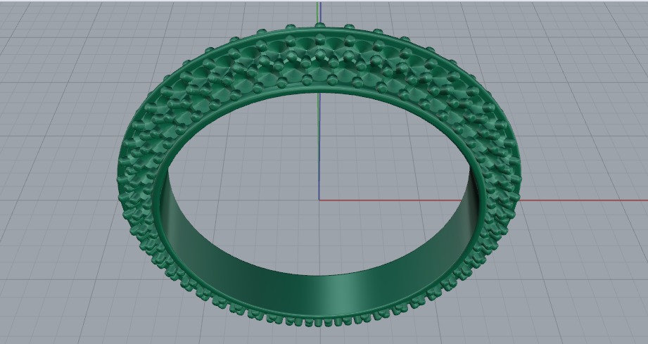 Ring N011285 3D print model_2