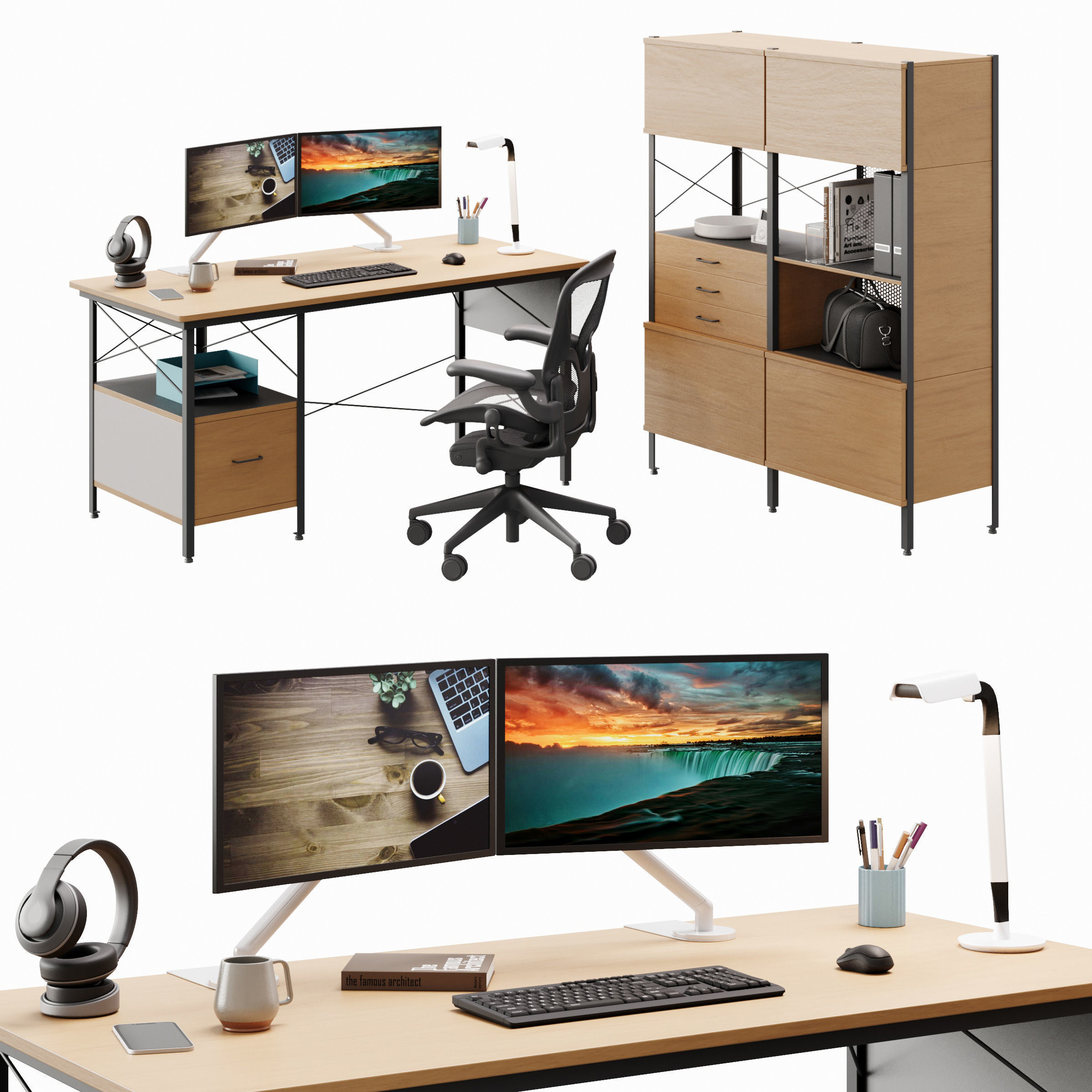 Archmodels vol 288 - office furniture 3D model_17