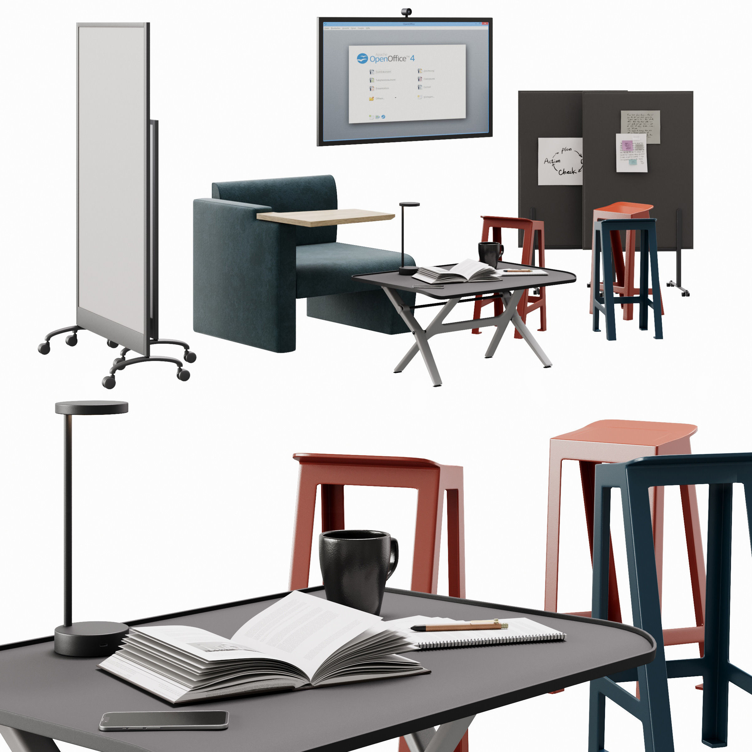 Archmodels vol 288 - office furniture 3D model_29