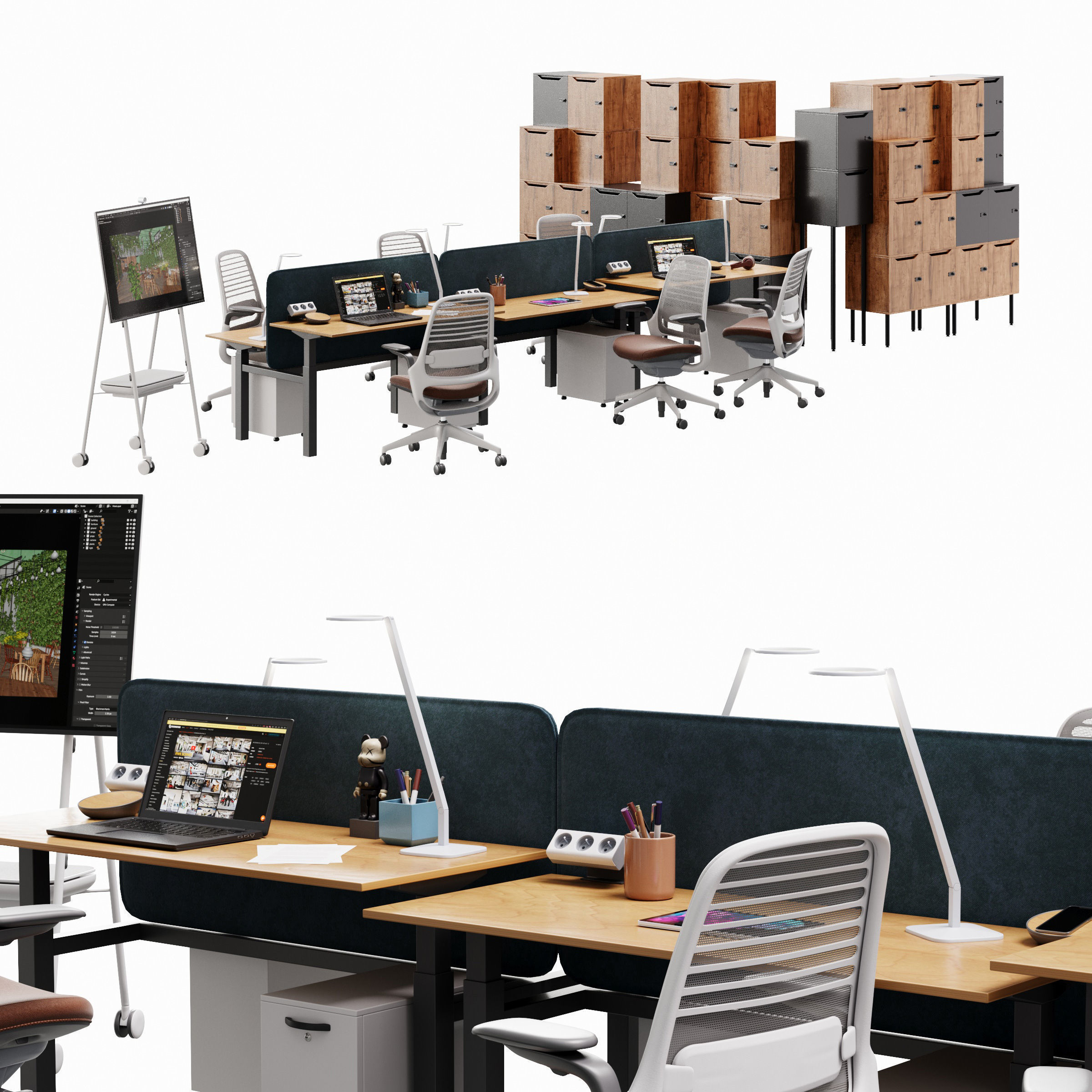 Archmodels vol 288 - office furniture 3D model_6