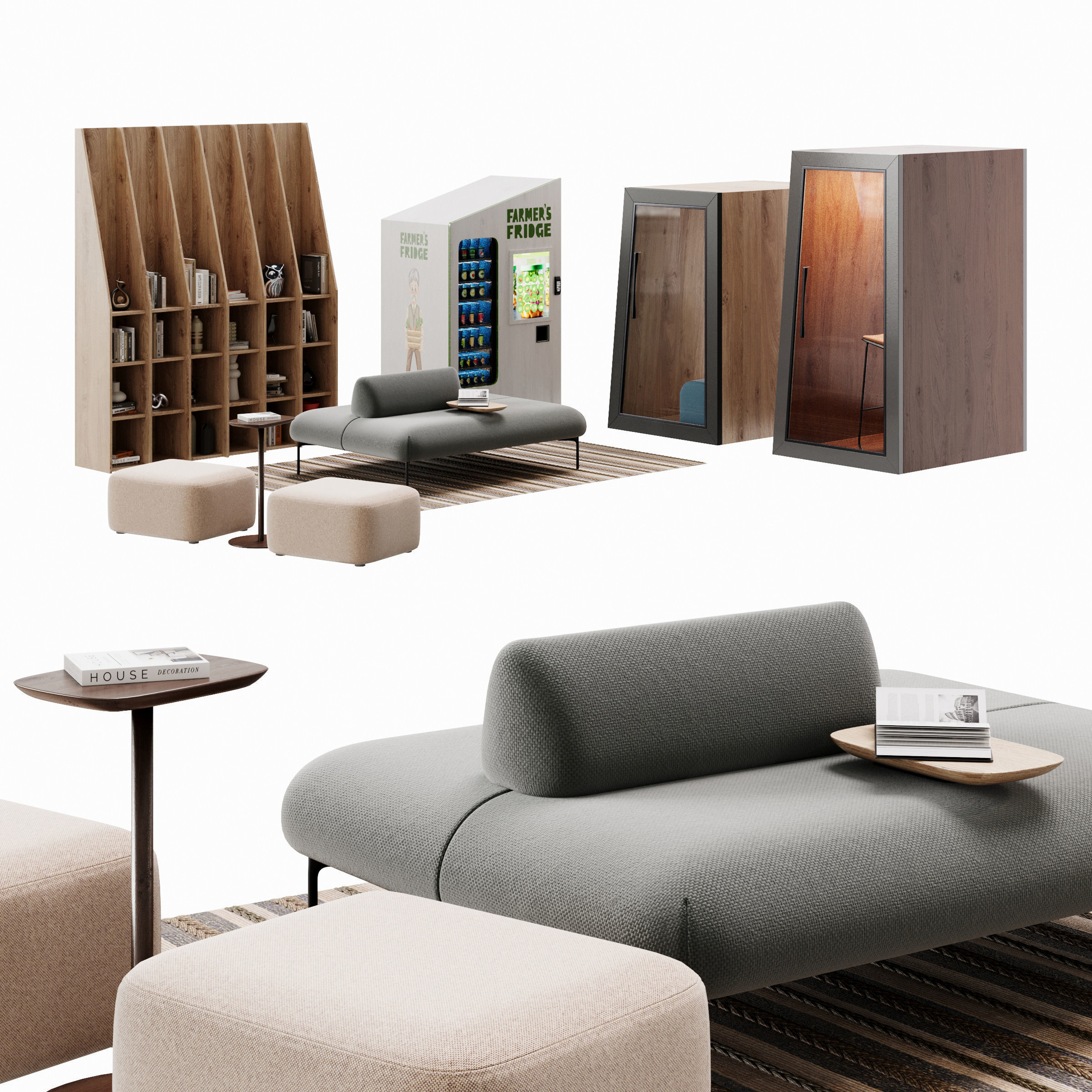 Archmodels vol 288 - office furniture 3D model_9