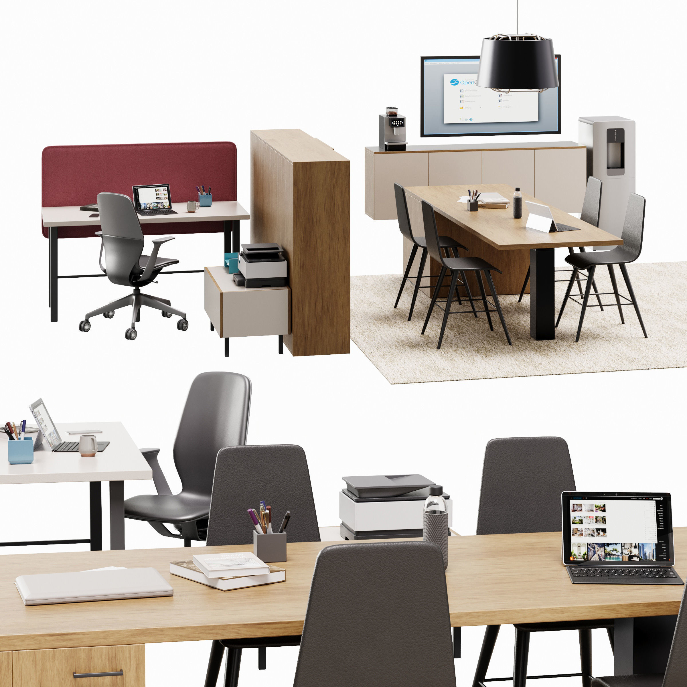 Archmodels vol 288 - office furniture 3D model_21