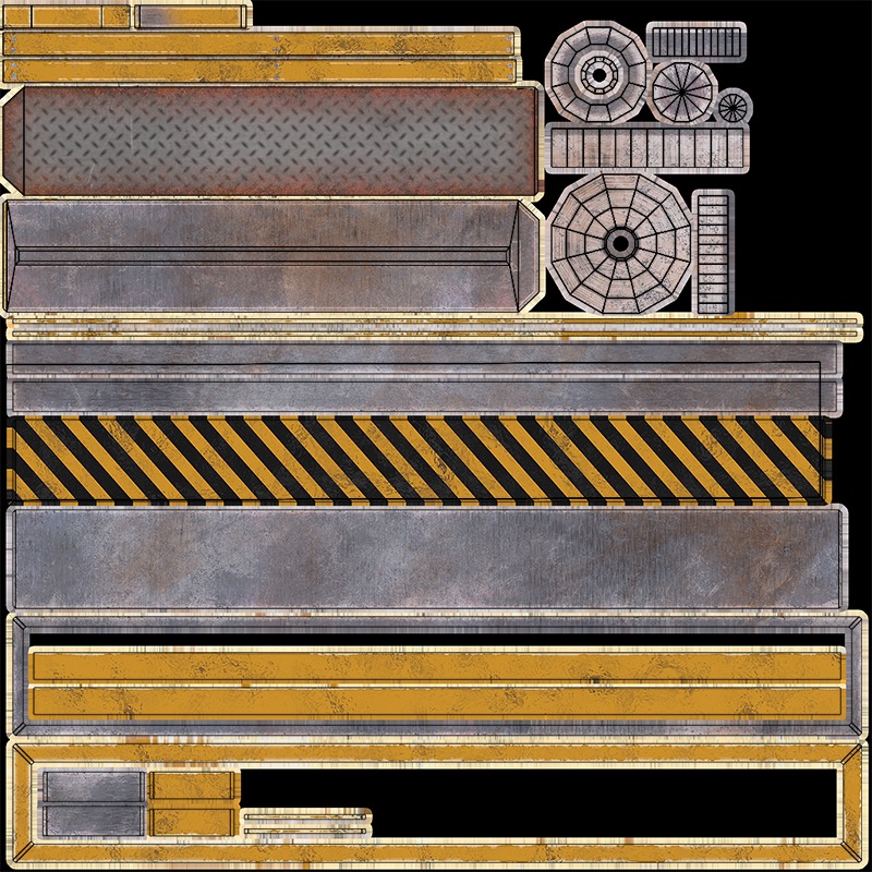 barbed wire 2 Low-poly 3D model_14