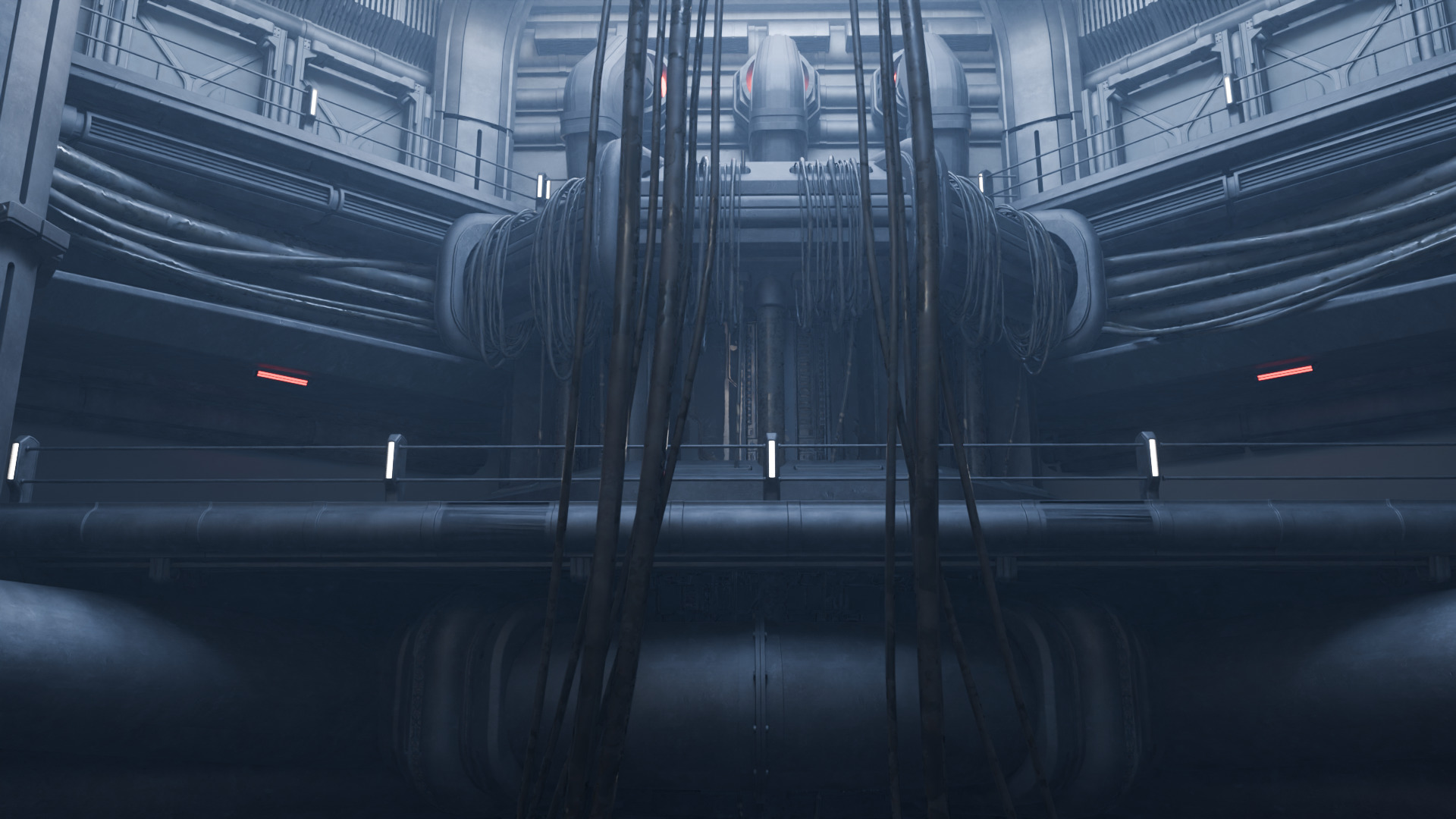 Cyberpunk Interior Scene v15 - The Research Facility 3D model_5