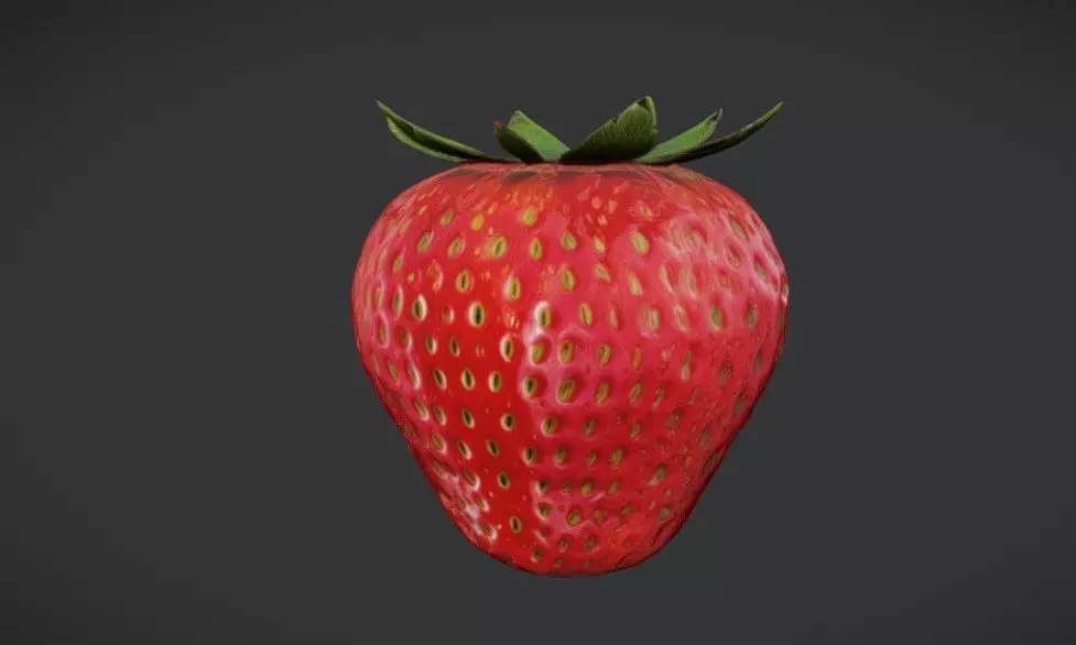 Strawberry 3D model_0