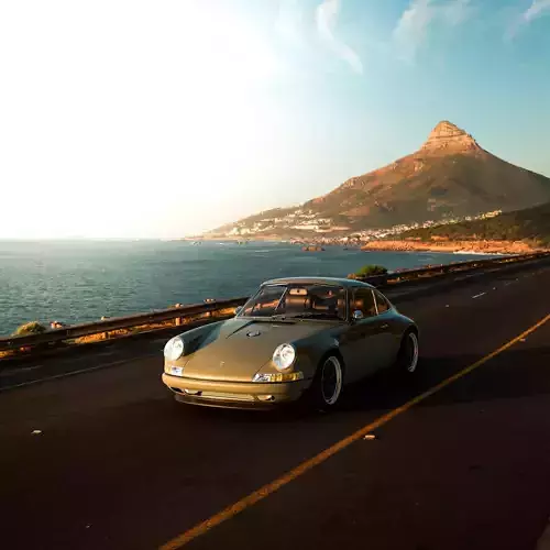 3D Exterior Scene  Cars 01