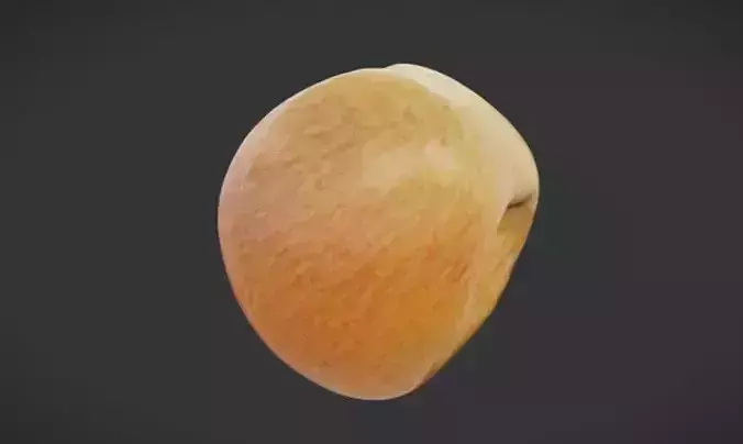 Apricot 3D Game Ready Model