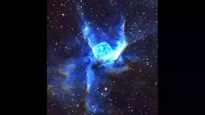 Thors Helmet Nebula
