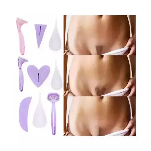 pubic hair shape 3D print model