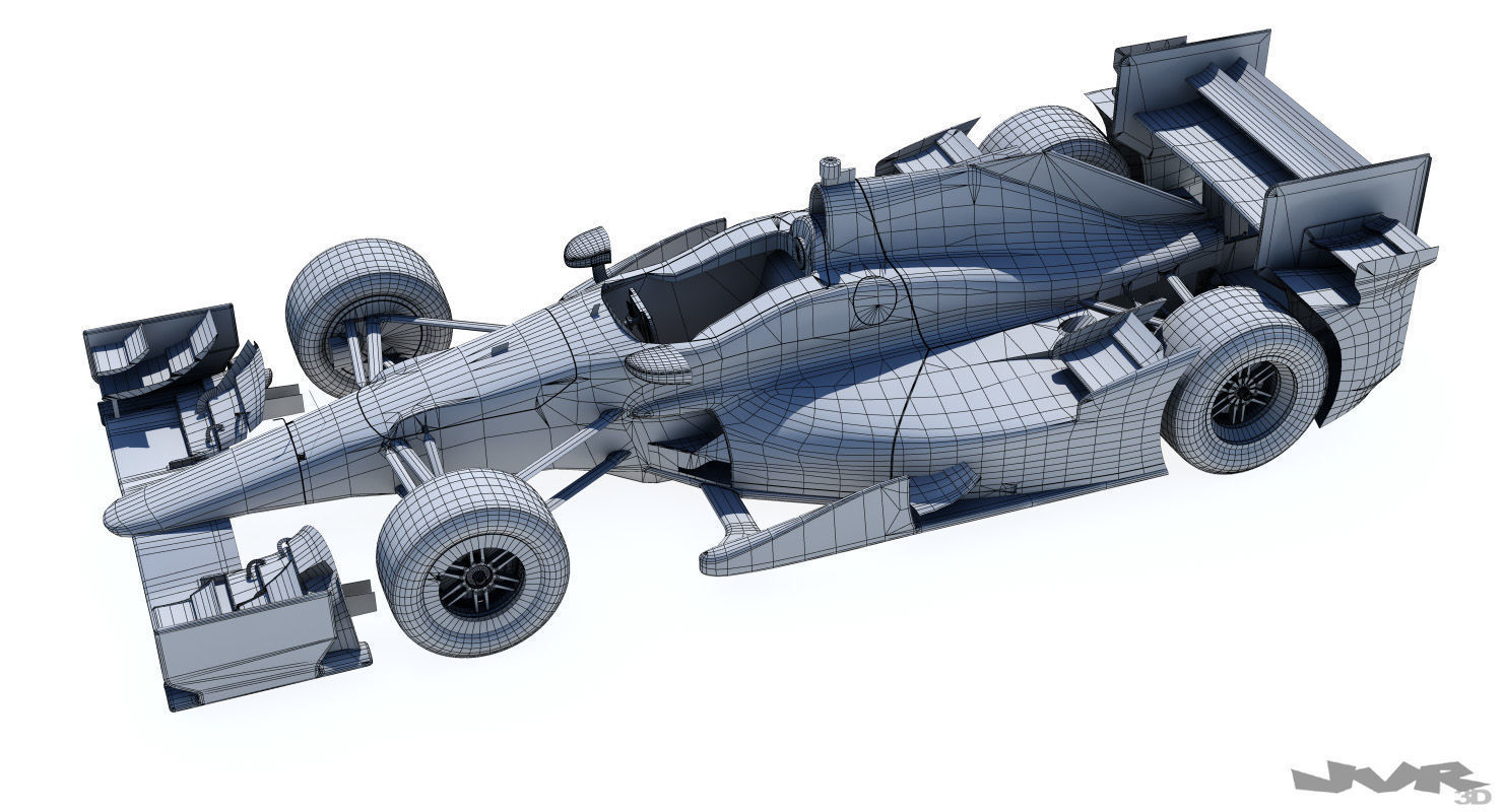 Indycar 2015 Honda - Road and Oval 3D model_11