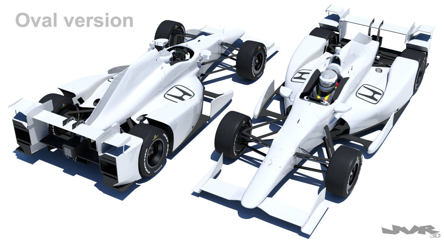 Indycar 2015 Honda - Road and Oval 3D model_6