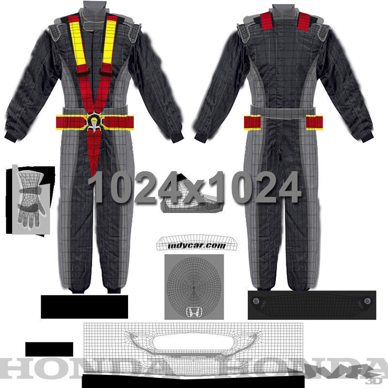 Indycar 2015 Honda - Road and Oval 3D model_18