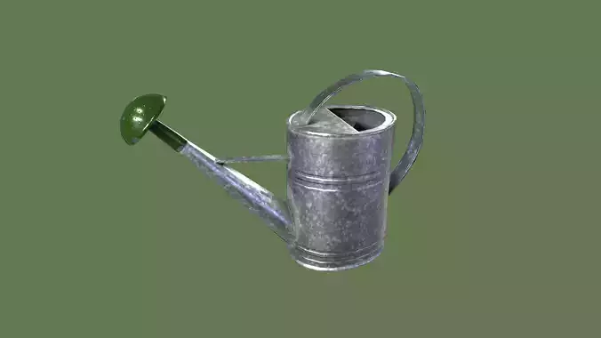 Watering Can Low-poly 3D model