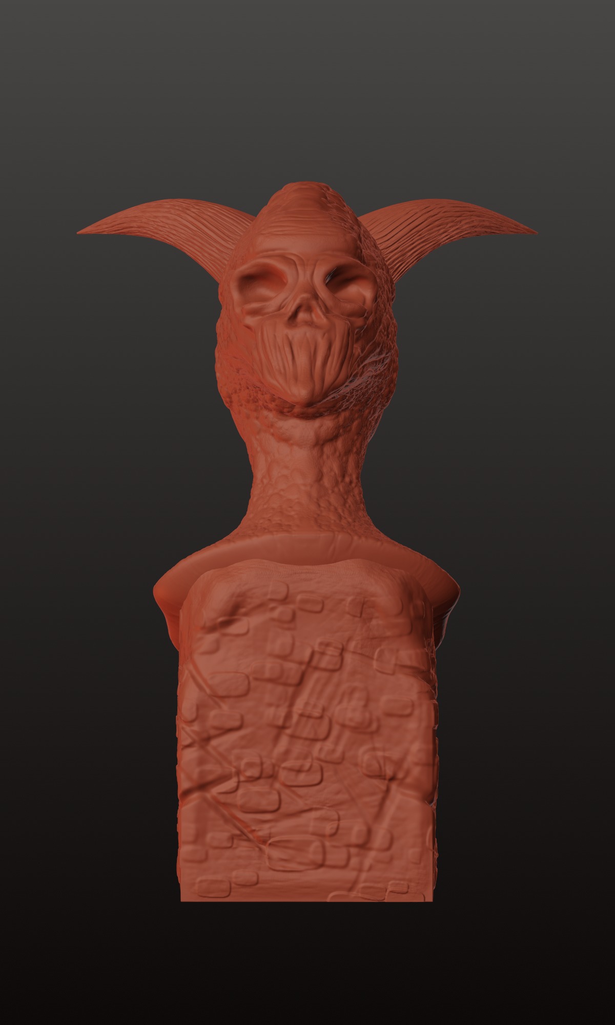 Highly Detailed Demon - STL File for 3D Printing 3D print model_3