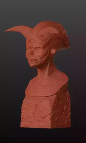 Highly Detailed Demon - STL File for 3D Printing