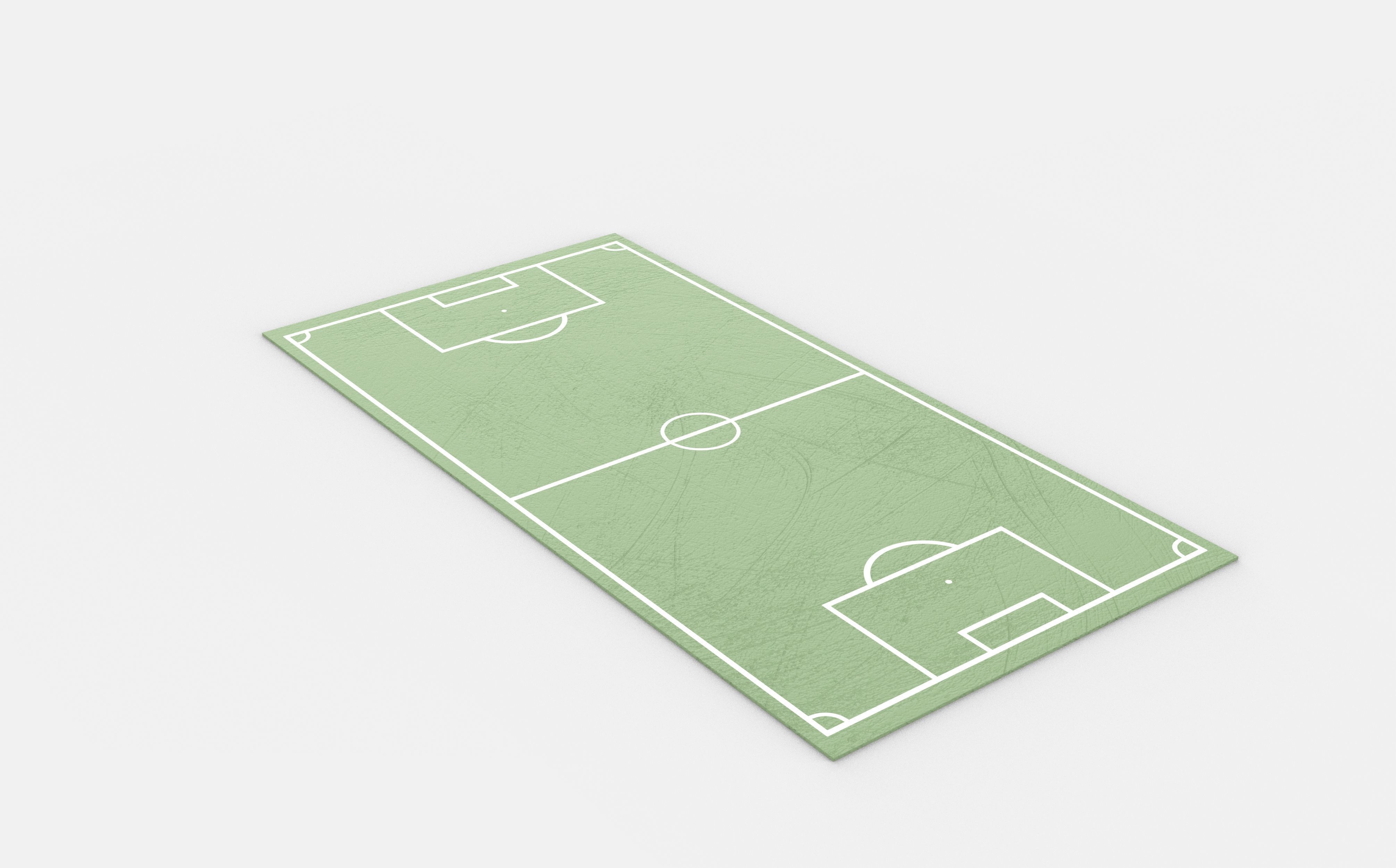 Soccer and Football Pitch  3D model_8
