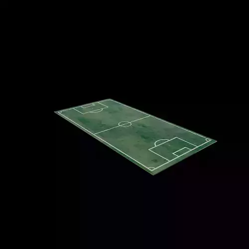 Soccer and Football Pitch  3D model