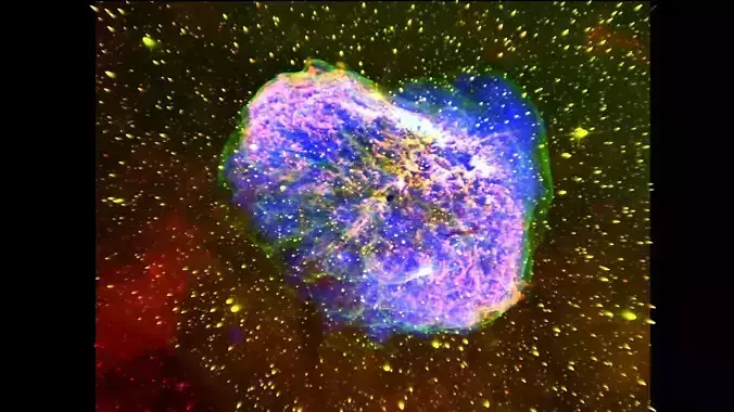 Crescent Nebula 3D model